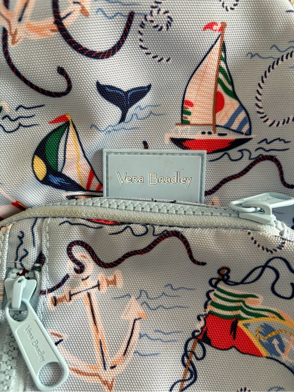 “Really Regatta” Vera Bradley ReActive Sling Backpack - Picture 2 of 8